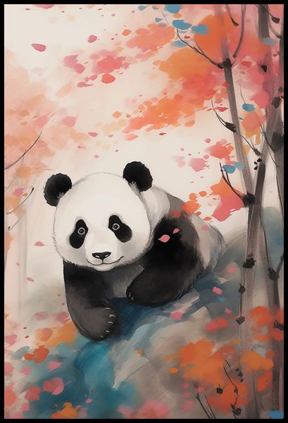 Plakat 67,5x100cm Panda wśród Klonów zdjęcie 2