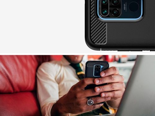 Etui Spigen Rugged Armor do Xiaomi Redmi Note 9 Matte Black na Arena.pl