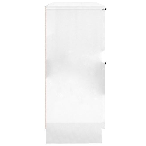 Szafka, biała z połyskiem, 30x30x70 cm, materiał drewnopochodny na Arena.pl