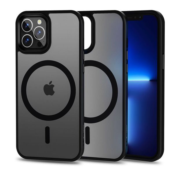 Etui Tech-Protect Magmat TPU i PC DO iPhone 12 Pro Max Czarne zdjęcie 1