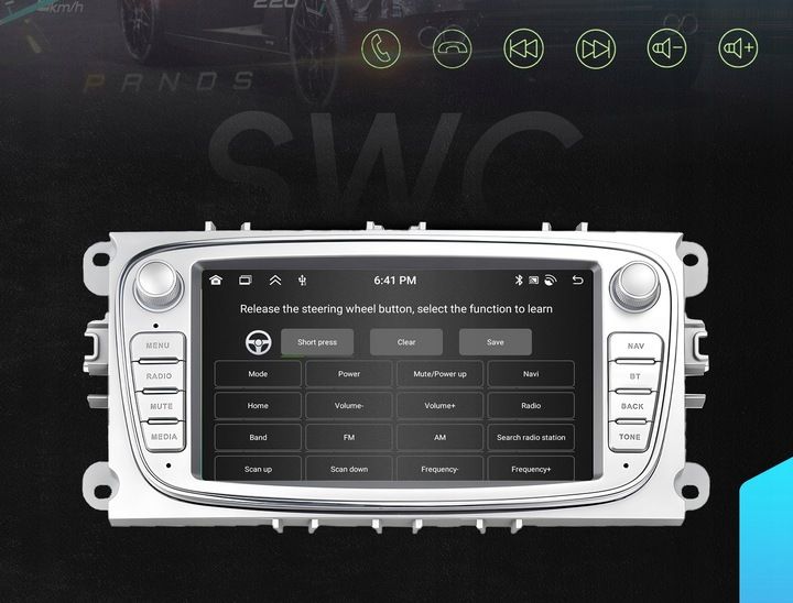 RADIO SAMOCHODOWE do FORD MONDEO MK4 FOCUS MK2 MK3 GALAXY GPS ANDROID RDS zdjęcie 6