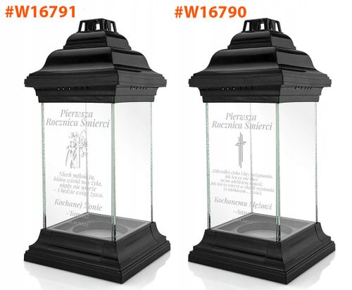 Znicz lampion dla DZIADKA kapliczka z GRAWEREM na Arena.pl