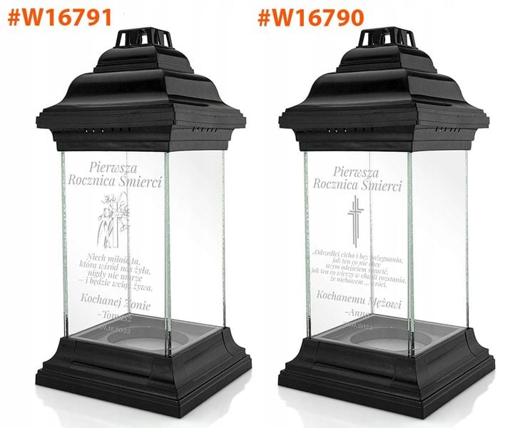 Znicz lampion dla DZIADKA kapliczka z GRAWEREM zdjęcie 9