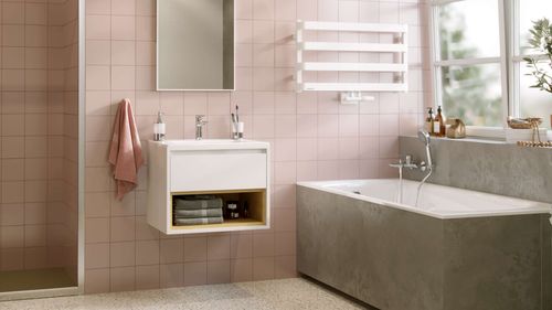 Glad bateria umywalkowa stojąca, chrom na Arena.pl