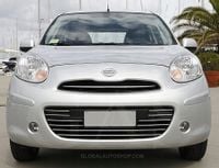 Nissan March - Chromowane Listwy Chrome Grill Atrapy Zderzaka Tuning