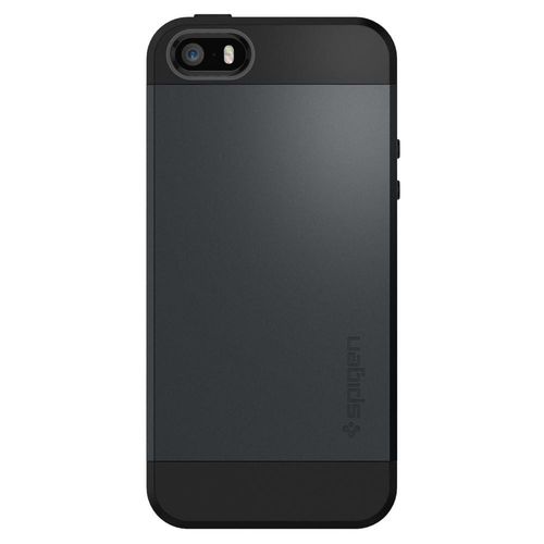 Spigen Slim Armor do iPhone 5S/ iPhone SE metal slate na Arena.pl