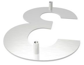 PRZYKRĘCANE OZNACZENIE BUDYNKU CYFRA 3 zdjęcie 2