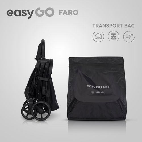 EASY GO Wózek dziecięcy FARO EBONY BLACK na Arena.pl
