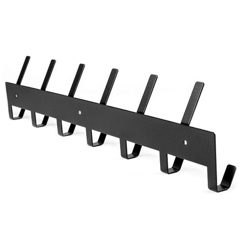 Czarny Wieszak Ścienny 13 Haczyków 52cm Loft na Arena.pl