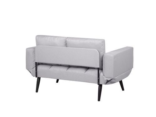 Sofa rozkładana jasnoszara BREKKE na Arena.pl