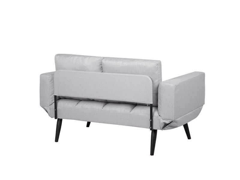 Sofa rozkładana jasnoszara BREKKE zdjęcie 4