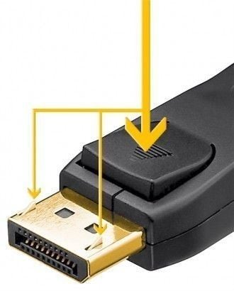 Goobay DisplayPort connector cable 1.2 65924 3 m na Arena.pl
