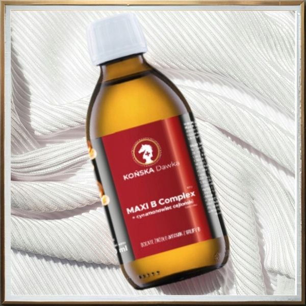 Witamina B B1B2 B3 KOŃSKA DAWKA Cynamonowiec cejloński MAXI B Complex zdjęcie 8