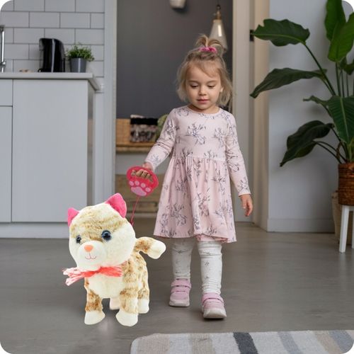 KOTEK INTERAKTYWNY NA SMYCZY MIAUCZY CHODZI GRA DLA DZIECKA NA PREZENT na Arena.pl