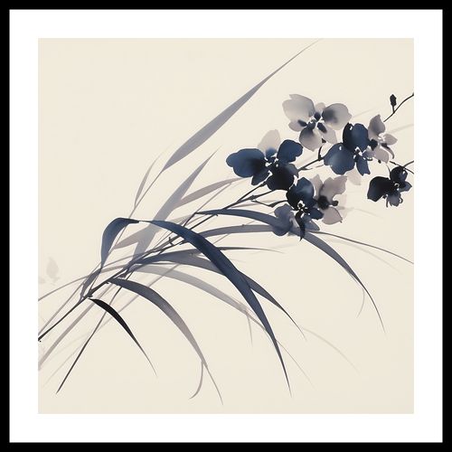 Plakat 60x60cm Orchidea w Sepii na Arena.pl