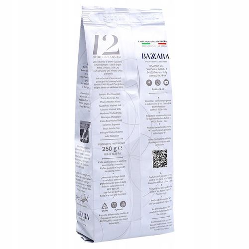 Kawa ziarnista Bazzara Dodicigrancru 250g na Arena.pl