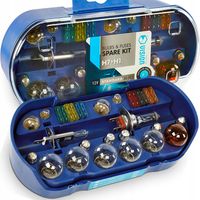 ZESTAW ZASOBNIK KOMPLET ŻARÓWEK ZAPASOWYCH H7 + H1 12V + BEZPIECZNIKI 30 ELEM