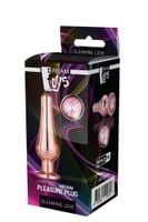 gleaming love rose gold pleasure plug m