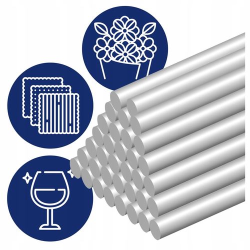 KLEJ do PISTOLETU NA GORĄCO 11 mm x 300 mm 1KG wkłady bezbarwne 35 na Arena.pl