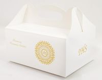 pudełko na ciasto 10szt komunia 19 x 14 x 12 cm 7551