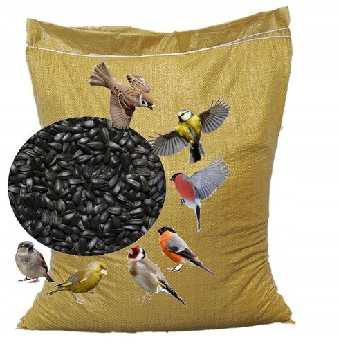 Słonecznik Czarny Karma Ziarno pokarm Dla dzikich Ptaków Gołębi 20KG na Arena.pl