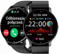 Zegarek Smartwatch Męski GRAVITY POLSKIE MENU PULS SMS KOLORY SMS FB