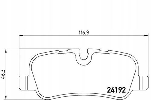 BREMBO KLOCKI HAMULCOWE TYŁ P44013 na Arena.pl