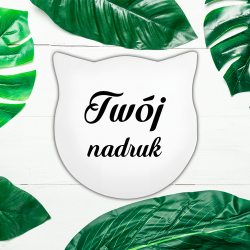 Ceramiczna podkładka z Twoim nadrukiem - kot na Arena.pl