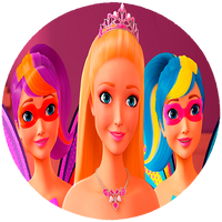 Opłatek na tort Barbie