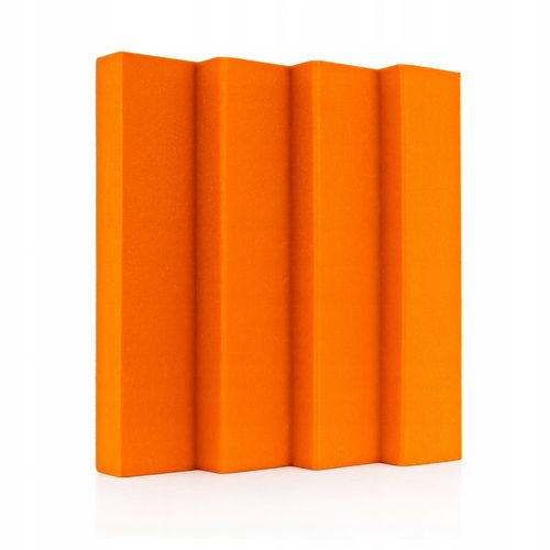 PANEL AKUSTYCZNY WYGŁUSZAJĄCY WAVE 30x30x5,5 CM - pomarańczowy na Arena.pl