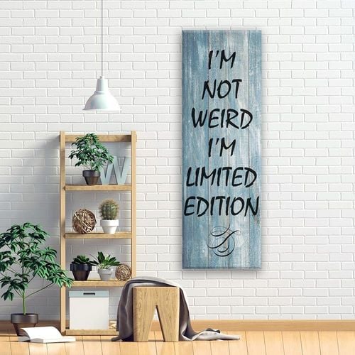 Deco Panel, Niebieska sentencja 25x70 na Arena.pl