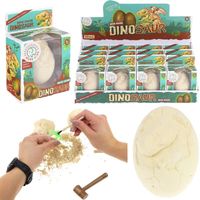 Wykopaliska dla Dzieci Świecący Szkielet Dinozaura Mały Archeolog 12 Jaj