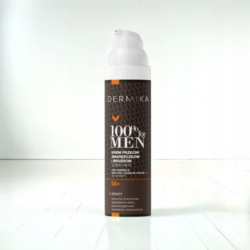 DERMIKA Krem Do Twarzy Dla Mężczyzn 50+ Przeciwzmarszczkowy 100% For Men na Arena.pl