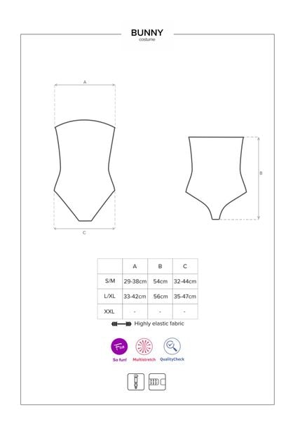 Bielizna-Bunny Costume  S/M zdjęcie 7
