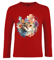 Bluzka tshirt z długim rękawem Kot