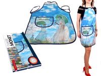 Fartuszek kuchenny - C. Monet, Kobieta z parasolem (CARMANI)