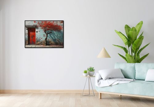 Plakat 84x59,5cm Widok Na Dawne na Arena.pl