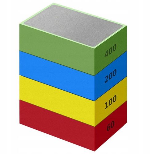 4 SZT DIAMENTOWA KOSTKA DO SZLIFOWANIA GRESU PŁYTEK 60# 100# 200# 400# na Arena.pl