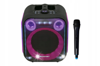Głośnik przenośny bezprzewodowy Bluetooth Karaoke Mikrofon LED PB6LED 120W