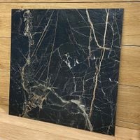 Gres wielkoformatowy 120x120 Złoto Czerń STRUKTURA