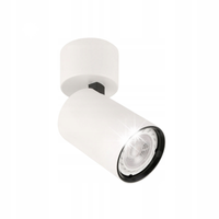 LAMPA SUFITOWA REFLEKTOR TUBKA LACONI BIAŁY ITALUX SPL-2846-1SC-WH
