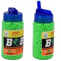 KULKI PLASTIKOWE KOLOROWE 6MM 2000 SZTUK DO PISTOLETU KARABINU ASG ZAPAS