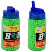 KULKI PLASTIKOWE KOLOROWE 6MM 2000 SZTUK DO PISTOLETU KARABINU ASG ZAPAS