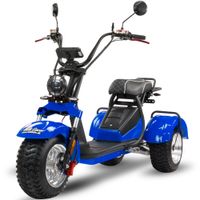 Skuter elektryczny BILI COCO TRÓJKOŁOWY HM SPORT HM7 2x2000W 60V20Ah -nieb