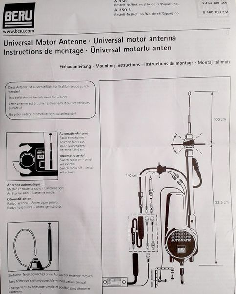 BERU A 350 - ANTENA zdjęcie 11