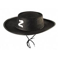 kapelusz szermierz zorro bandyta czarny filcowy