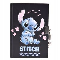 Pamiętnik na kłódkę Disney Stitch Stich dla dziewczynek A5 z kłódką
