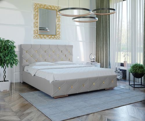 Łóżko tapicerowane MILLENIUM  160×200 ze stelażem na Arena.pl