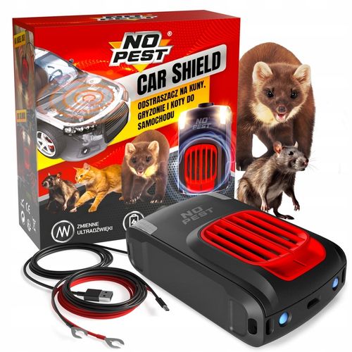 SAMOCHODOWY ODSTRASZACZ KUN MYSZY SZCZURÓW KOTÓW DO AUTA CAR SHIELD NO na Arena.pl