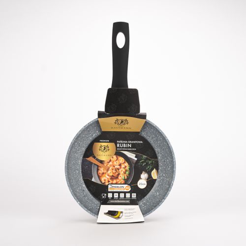 KOMPLET 4 PATELNI GRANITOWYCH INDUKCJA NON STICK na Arena.pl